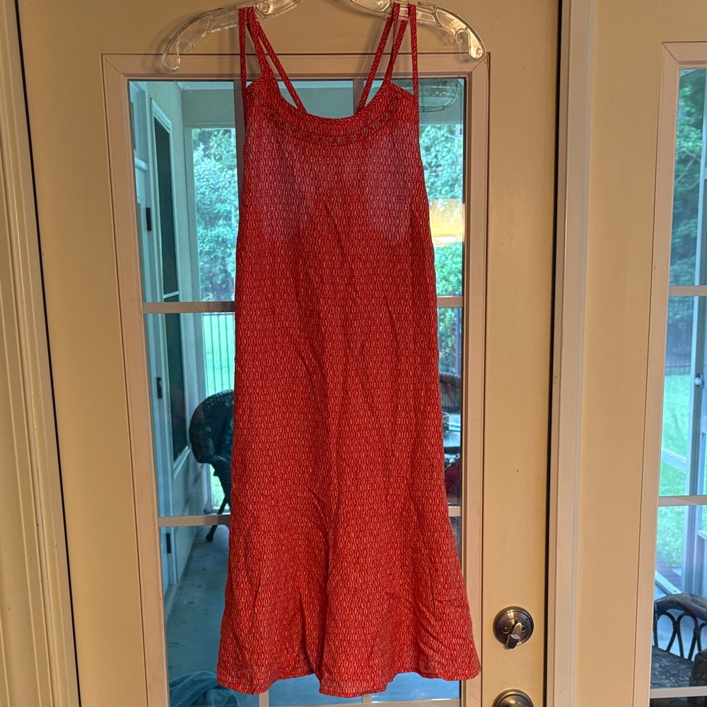 Toad&Co Windsong Strappy Red  Dress